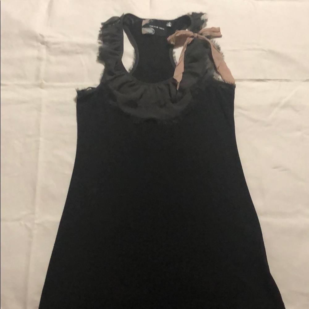 Black tank top